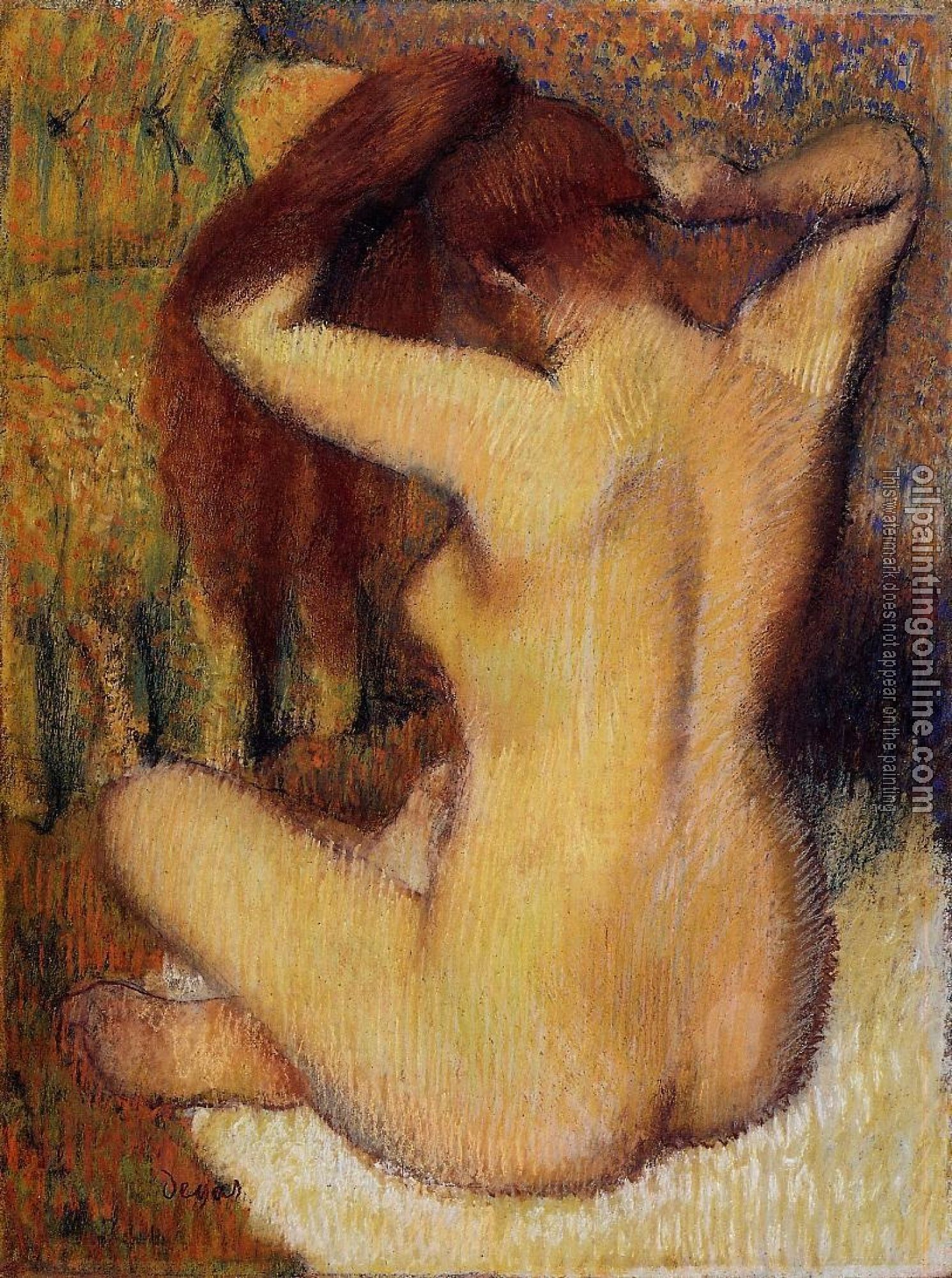 Degas, Edgar - Woman Combing Her Hair